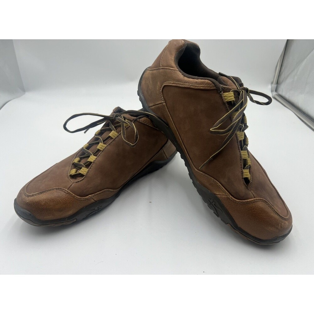 KURU Chicane brown leather and suede trail-hiking sneakers Men’s Size 12